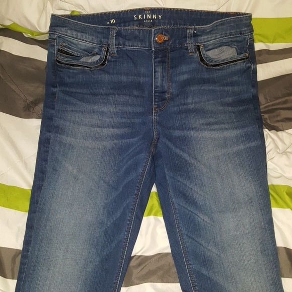 Blue ankle skinny jeans - Picture 1 of 5